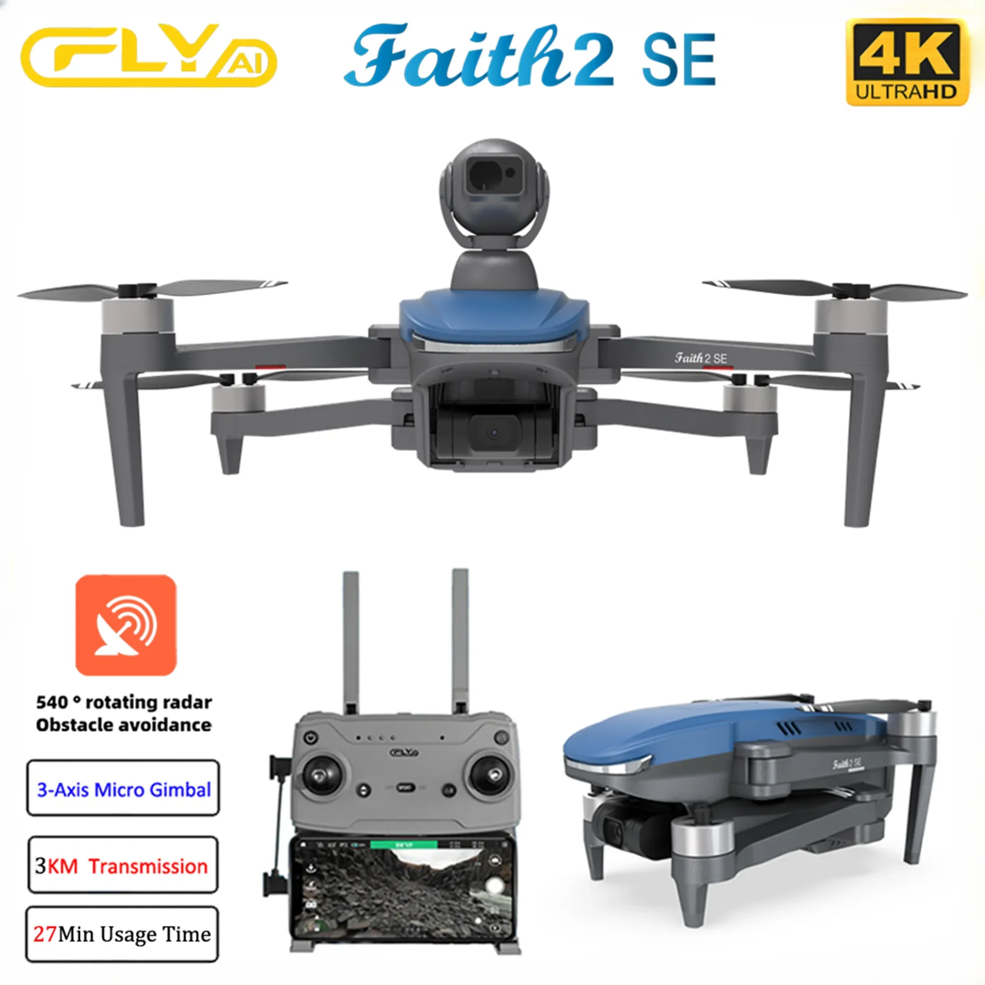 Jjrc Drone X12 - Faith 2 SE 540 ile °